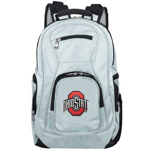 CLOSL704-GRAY: NCAA Ohio State University Buckeyes Backpack Laptop